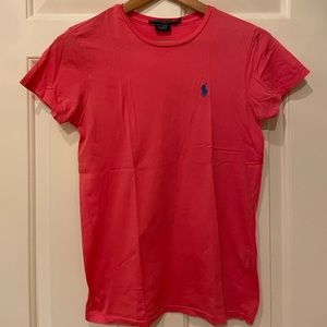 Cheerful coral Ralph Lauren top